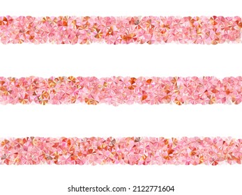 Coral sequin confetti placer vector illustration. Wedding invitation card background. Circle lustering bead elements holiday decoration. Romantic bridal confetti texture.