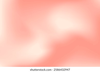 Coral soft abstract gradient background for posters, flyers, banners, websites and graphic design