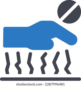 Vektorgrafik der Koralle auf transparentem Hintergrund. Hochwertige Symbole. Glyphen Vektorsymbole für Konzept und Grafikdesign.