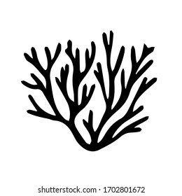 Coral Isolated Hand Drawing Vector On Stock Vector (Royalty Free ...