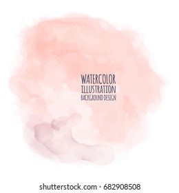 coral watercolor vector background