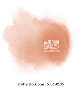 coral watercolor vector background