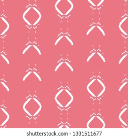 Coral  and white seamless vector background with abstract elements. Perfect for wall paper, fabric, gift wrapping paper, quilting, scrapbooking, invitations, home decor, and projects.