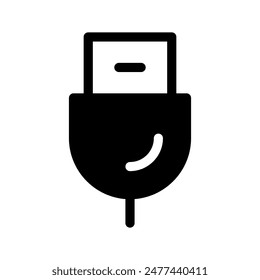 Cord Icon Vector Symbol Design Illustration
