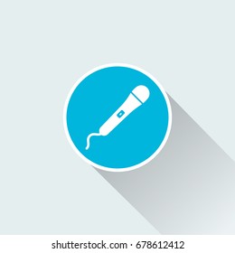 Cord microphone icon