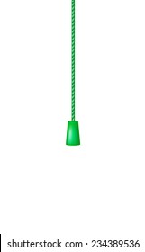 Cord switch in green design 