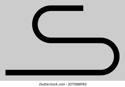Cord vector illustration. An isolated flat icon illustration of cord with nobody.