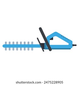 Corded Hecke Trimmer Vektorgrafik Cartoon Illustration isoliert auf einem weißen Hintergrund.