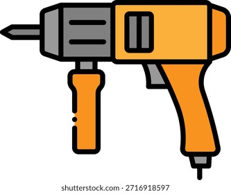 Symbol für schnurloses Bohren - Illustration des Hilfsmittels