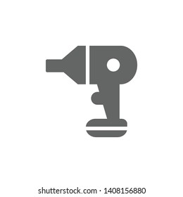 Cordless, drill icon. Element of materia flat tools icon