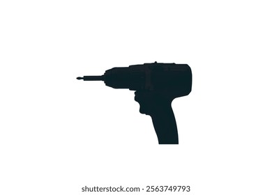 Cordless drill, linear style icon. Cordless drill for convenient construction and repair tasks. Editable stroke width. Drill icon 