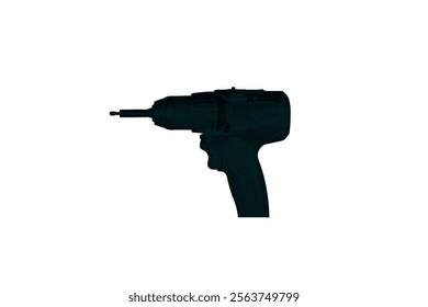 Cordless drill, linear style icon. Cordless drill for convenient construction and repair tasks. Editable stroke width. Drill icon 