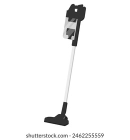 Cordless handheld vacuum cleaner. Vector illustration. Eps 10.