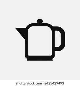 Cordless kettle icon - Simple Vector Illustration
