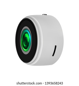 Cordless Supervision Safeguard Cctv Camera Vector. Wireless Electronic Camera Are Popular For Modern Security Consumers. Guard Alarm Watching And Record System Realistic 3d Illustration