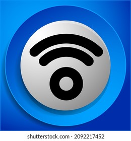 Cordless  Wireless connection, Wifi signal symbol, icon for telecom, telecommunication themes