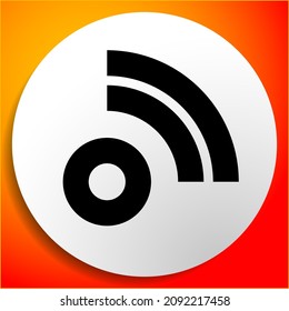 Cordless  Wireless connection, Wifi signal symbol, icon for telecom, telecommunication themes