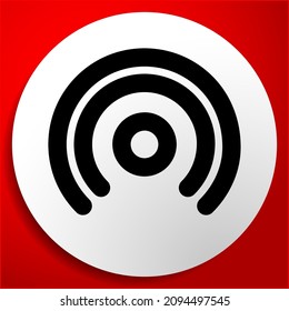 Cordless  Wireless connection, Wifi signal symbol, icon for telecom, telecommunication themes