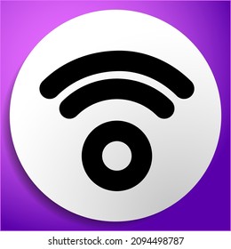 Cordless  Wireless connection, Wifi signal symbol, icon for telecom, telecommunication themes