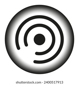 Cordless Wireless connection. Wifi signal symbol. Vector illustration. EPS 10.