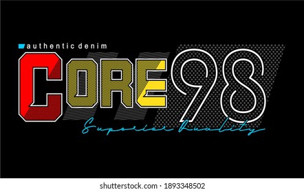 core 98 design for print t shirt and more 