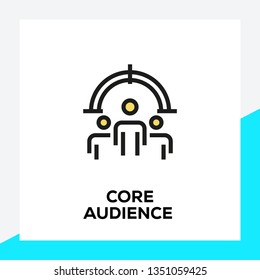 CORE AUDIENCE LINE ICON SET