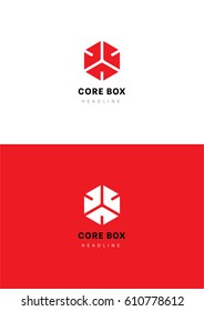 Core box logo template.