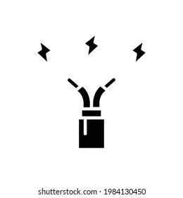 Core of cable icon, eps 10