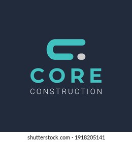 Core Construction Logo - Branding Identity - Corporate Identity - Branding