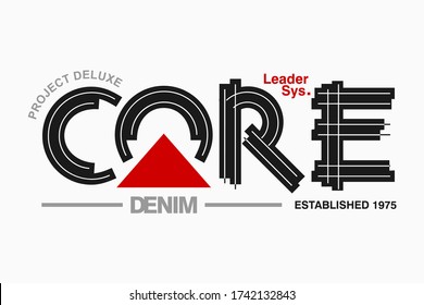 CORE DENIM T SHIRT PRINTING 