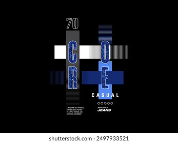 core, design t-shirt streetwear clothing, vector typography, perfect for modern apparel