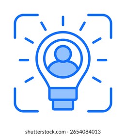 Elemento De Icono De Enfoque Central Para Diseño