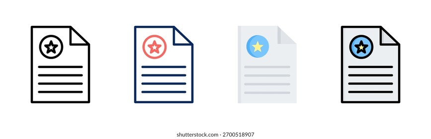 Core Intent icon set multiple style collection