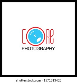core photography logo design template