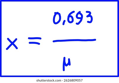 core physics, Half Value Layer physics formula