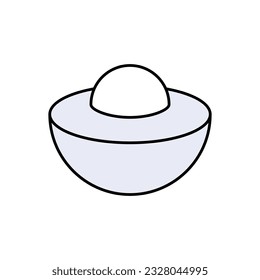Kernsymbol. Geologisches Ebenensymbol für Gestaltungselemente, Websites, Präsentation und Anwendung - Vektorgrafik.