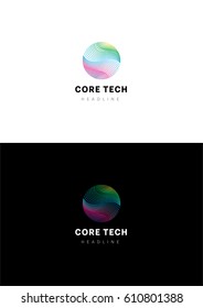 Core tech logo template.