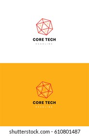 Core tech logo template.