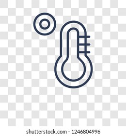 Core temperature icon. Trendy Core temperature logo concept on transparent background from sauna collection
