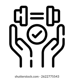 Core Training icon, for web, app, infographic, etc