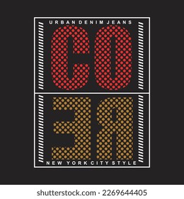 core urban style,design typography vector illustration