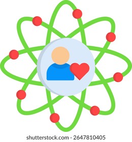Core Value Icon Flat Vector Illustration