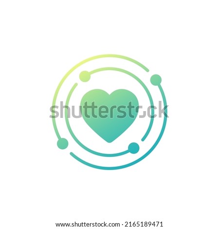 core value icon with a heart