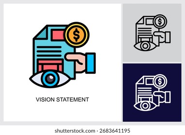 Icono de valor principal Ilustración vectorial de estilo múltiple