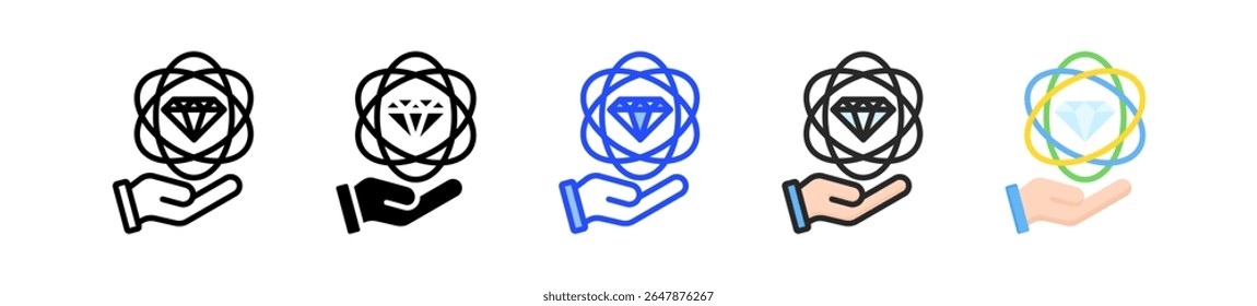 Core Values Icon Collection With Multiple Styles