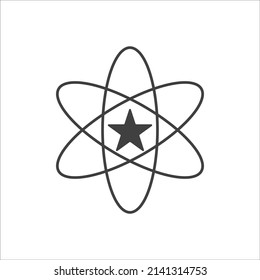 Icono de valores centrales en fondo blanco. vector.