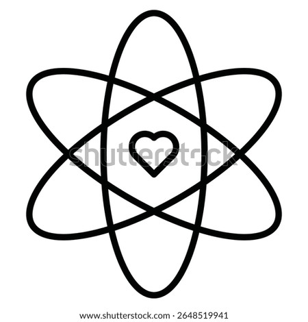 Core Values icon Outline isolated logo mark