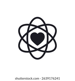 core values icon, pictogram on white