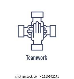 Core Values Icon Showing Mission or Vision Aspect