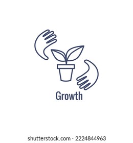 Core Values Icon Showing a Mission or Vision Aspect